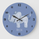Recherche de éléphant de chambre enfant horloges Safari