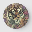 Suche nach tiger wanduhren Blume