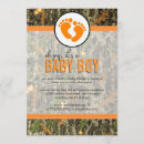 Recherche de orange chasseur invitations Bébé