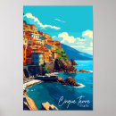 Suche nach cinque terre poster Vintag