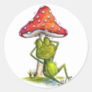 Recherche de grenouille rouge autocollants Mignon