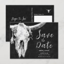 Recherche de taureau cartes invitations Rustique