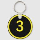 Recherche de nombre 3 porteclés Cercle