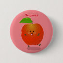 Recherche de pomme kawaii badges Rouge