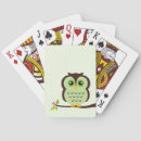 Suche nach eule spielkarten Tiere