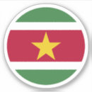 Recherche de surinam autocollants Drapeau