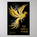 Recherche de oiseau phoenix posters Noir