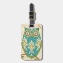 Suche nach eule gepäckanhänger Blumen