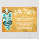 Recherche de partie tiki invitations Aloha
