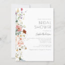 Recherche de lilac bridal shower invitations Élégant floral moderne