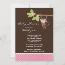 Recherche de singe bébé invitations Jungle