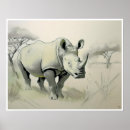 Recherche de rhinocéros art Animaux