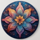 Recherche de mandala coloré badges Motif