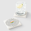 Recherche de labyrinthe dessous de verres Artistique