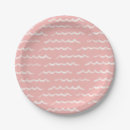 Recherche de beach baby shower assiettes Rose