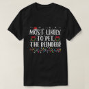 Recherche de renne drôle tshirts Père noël