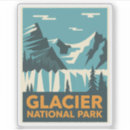 Recherche de parc national glacier autocollants Montagnes rocheuses
