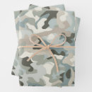 Recherche de camo bleu papier cadeau Camouflage