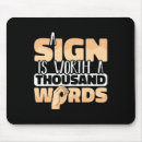 Suche nach gebärdensprache mousepads Amerikanisch