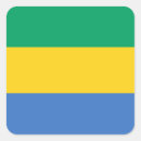 Recherche de le gabon autocollants Drapeau