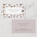 Recherche de fleur violette cartes visite Customer