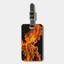 Recherche de flammes bagages étiquettes Noir