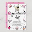Recherche de galentines invitations Parti