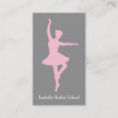 Recherche de instructeur de danse cartes visite Minimaliste