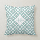 Recherche de motif diamant coussins Aqua