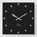 Recherche de fond gris horloges Noir