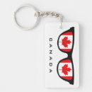 Recherche de drapeau du canada porteclés Cool