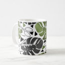 Recherche de jungle tropicale tasses Monstera