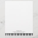 Recherche de piano papier à lettre École