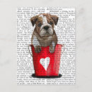 Suche nach bulldoggen postkarten Welpe