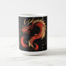 Suche nach orientalische drachen tassen Rot