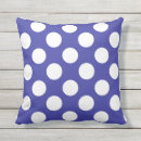 Recherche de grand pois coussins Bleu marine