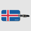 Suche nach island gepäckanhänger Flagge