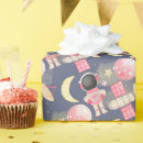 Suche nach mond und sterne geschenkpapier Mädchen