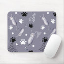 Recherche de chaton gris tapis souris Noir
