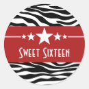 Recherche de red stars autocollants Sweet sixteen