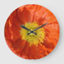 Suche nach mohnblumen blumen wanduhren Orange