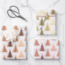 Recherche de rose métallique papier cadeau Minimaliste