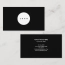 Suche nach kreis visitenkarten Elegantes minimalistisches design