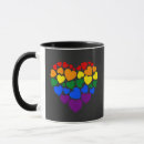 Suche nach liebe in den regenbogenfarben tassen Lgbtq