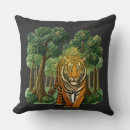 Recherche de tigre sauvage coussins Nature