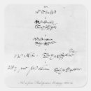 Recherche de william shakespeare autocollants Écriture