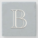 Recherche de lettre dessous de verres Bleu