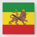 Recherche de drapeau de rasta horloges Rastafari