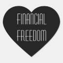 Recherche de financier autocollants Liberté financière