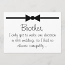 Suche nach bester bruder einladungen Trauzeuge